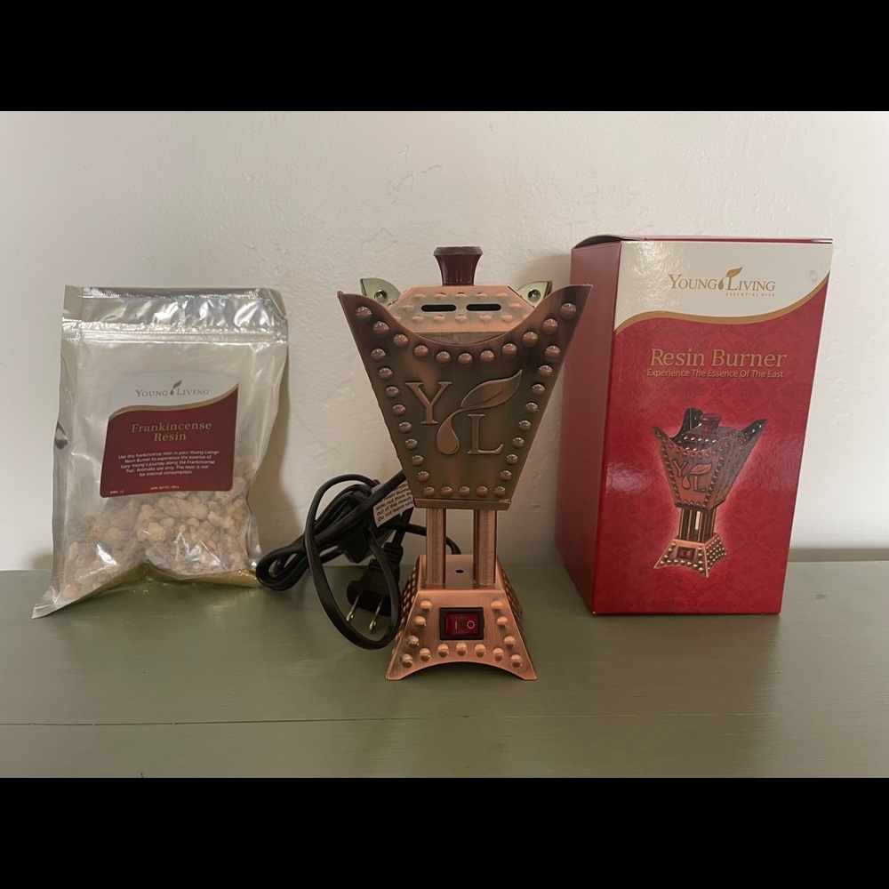 NEW Young Living Resin Burner w/ Frankincense